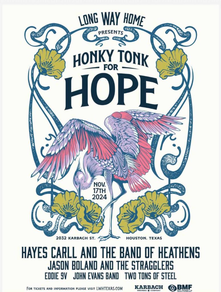 Honkytonk For Hope 2024 - Poster